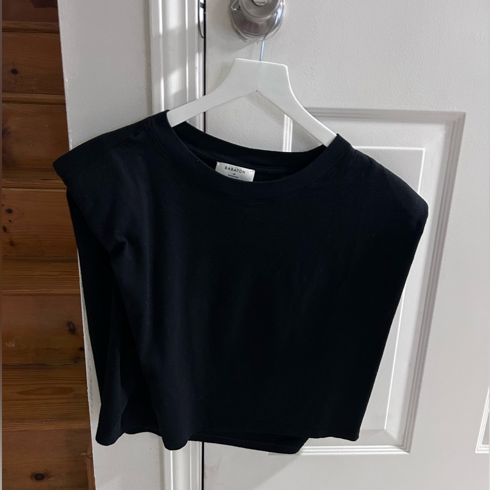 Aritzia shirt with shoulder pads babaton